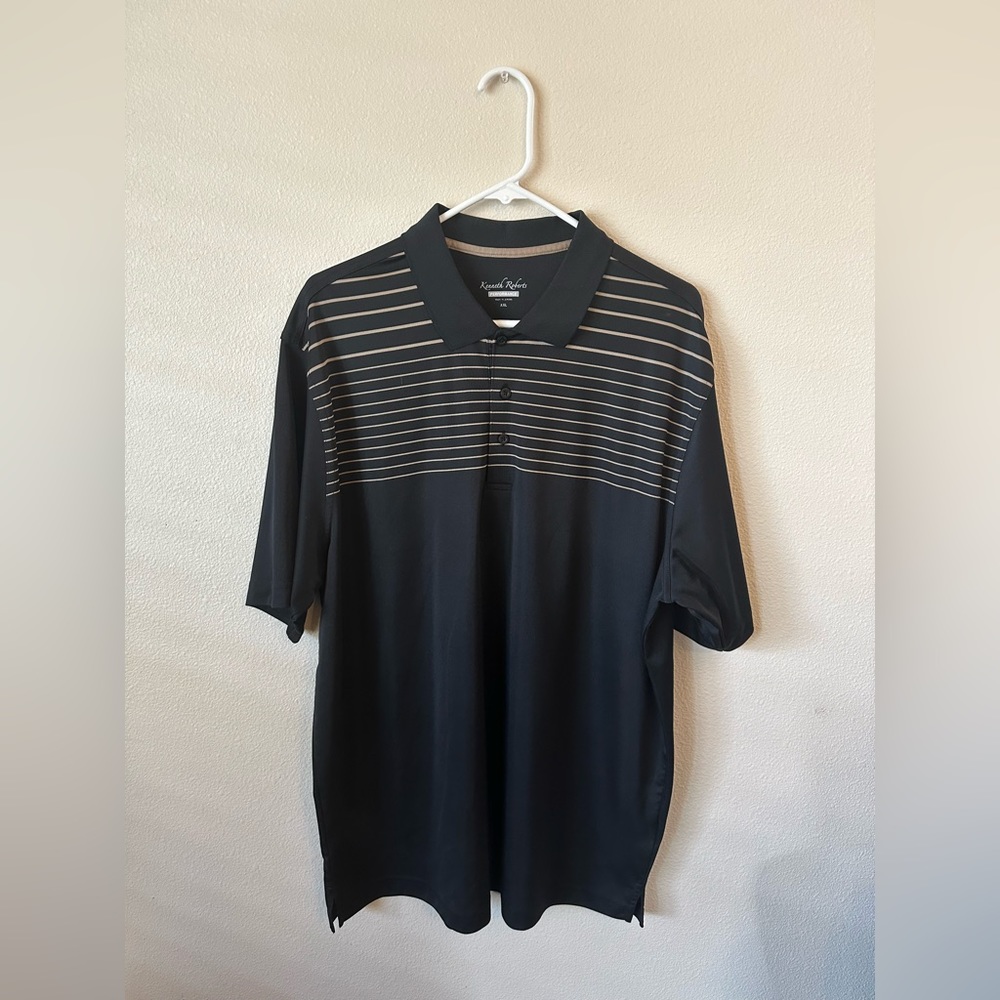 Mens XXL Kenneth Roberts golf polo 100% polyester